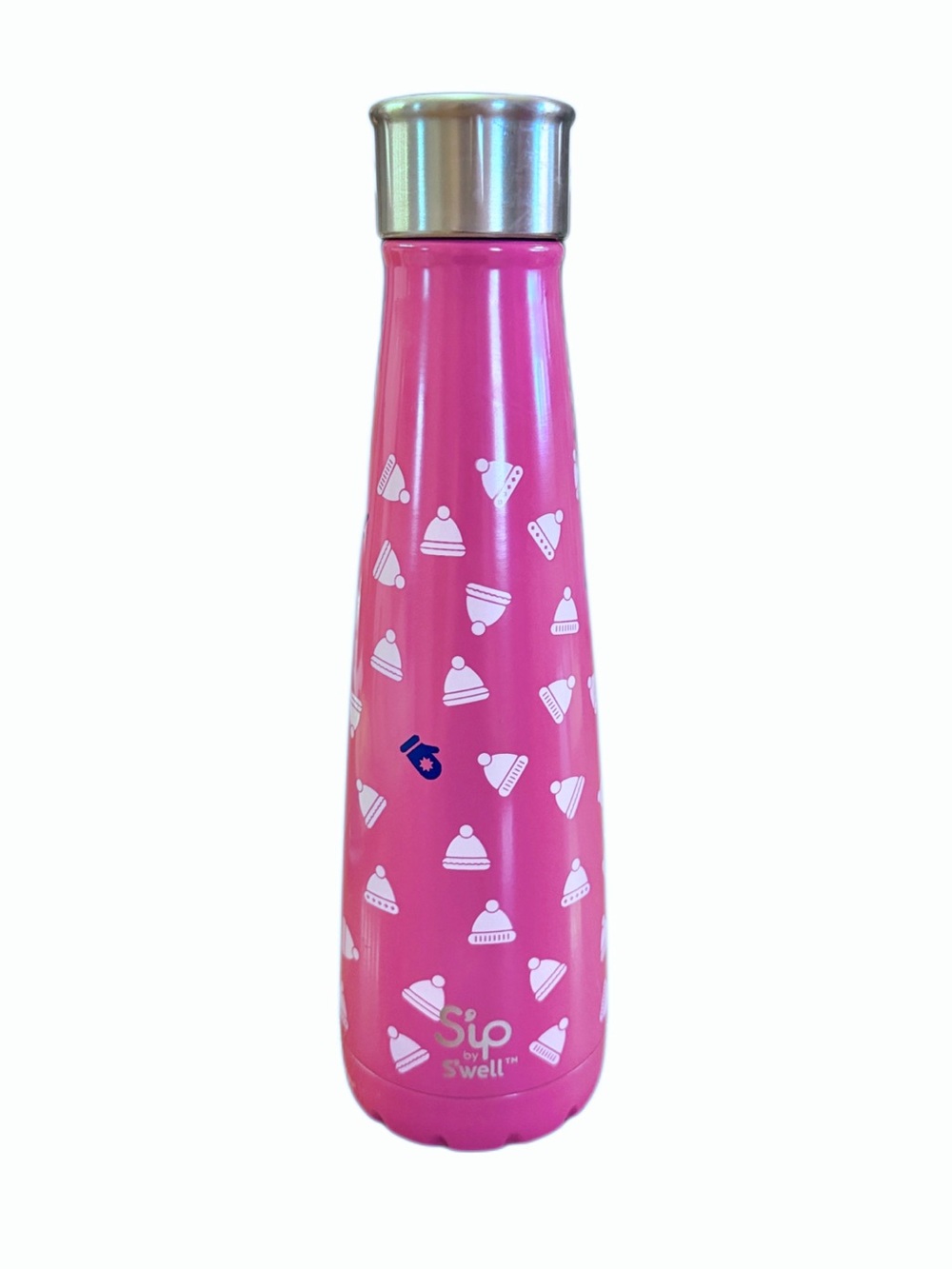 S’ip by S’well Pink Winter Hats Mittens 15 oz Insulated Water Bottle